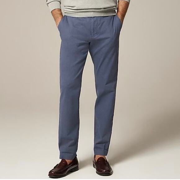 J.Crew Men's 770 Straight Fit Stretch Chino Pant Dusty Navy Size 34x34 NWOT - Picture 1 of 7